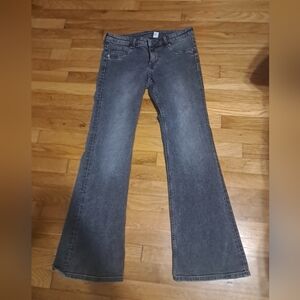 Women's Black H&M Jeans, Flare Leg